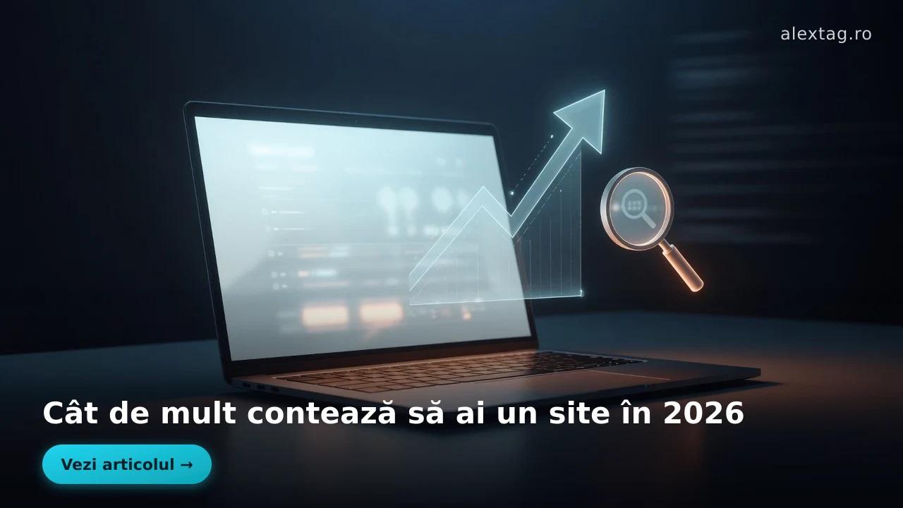 Cât de mult contează să ai un site în 2026