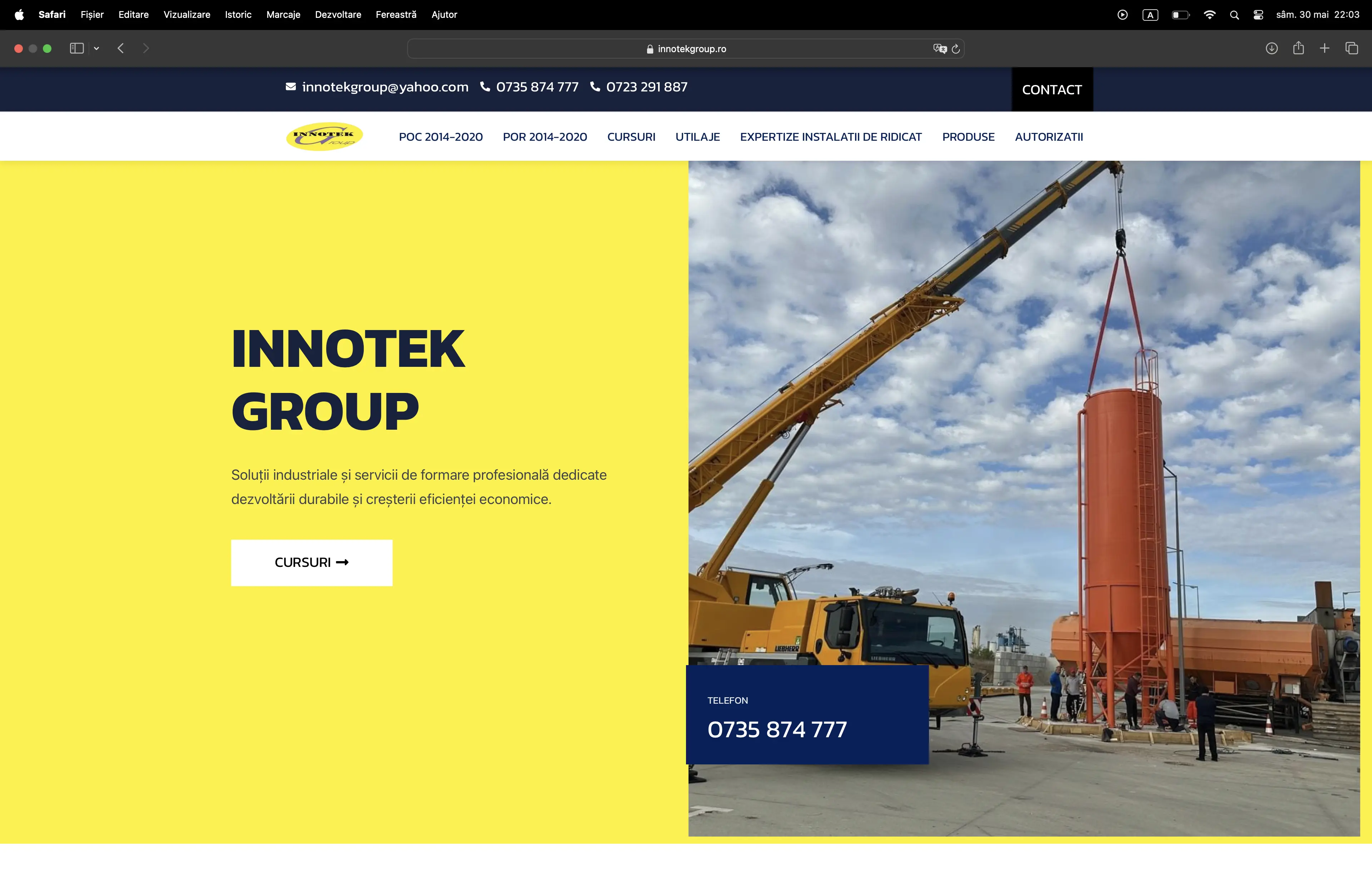 Screenshot Innotek Group
