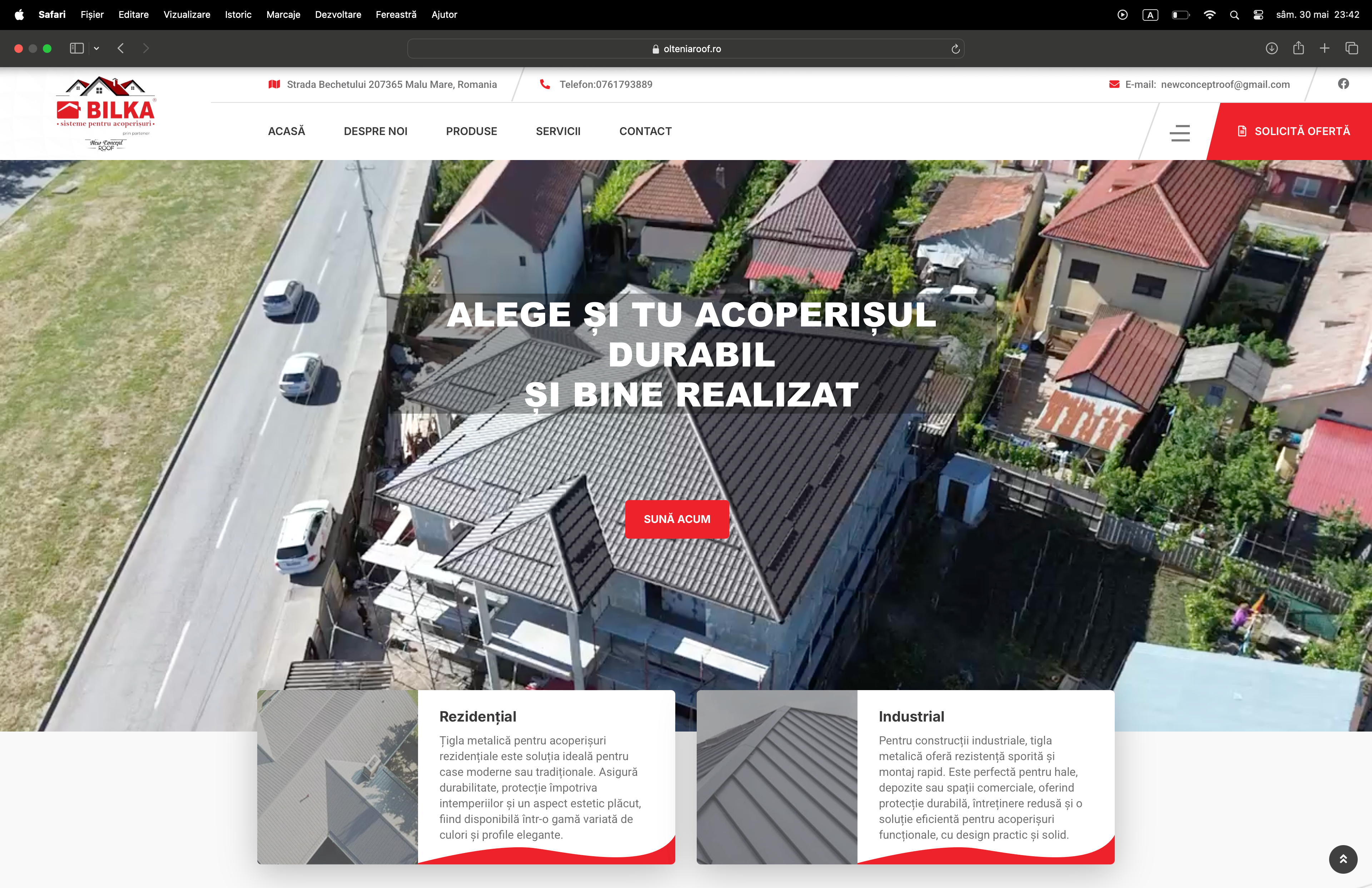 Screenshot Oltenia Roof