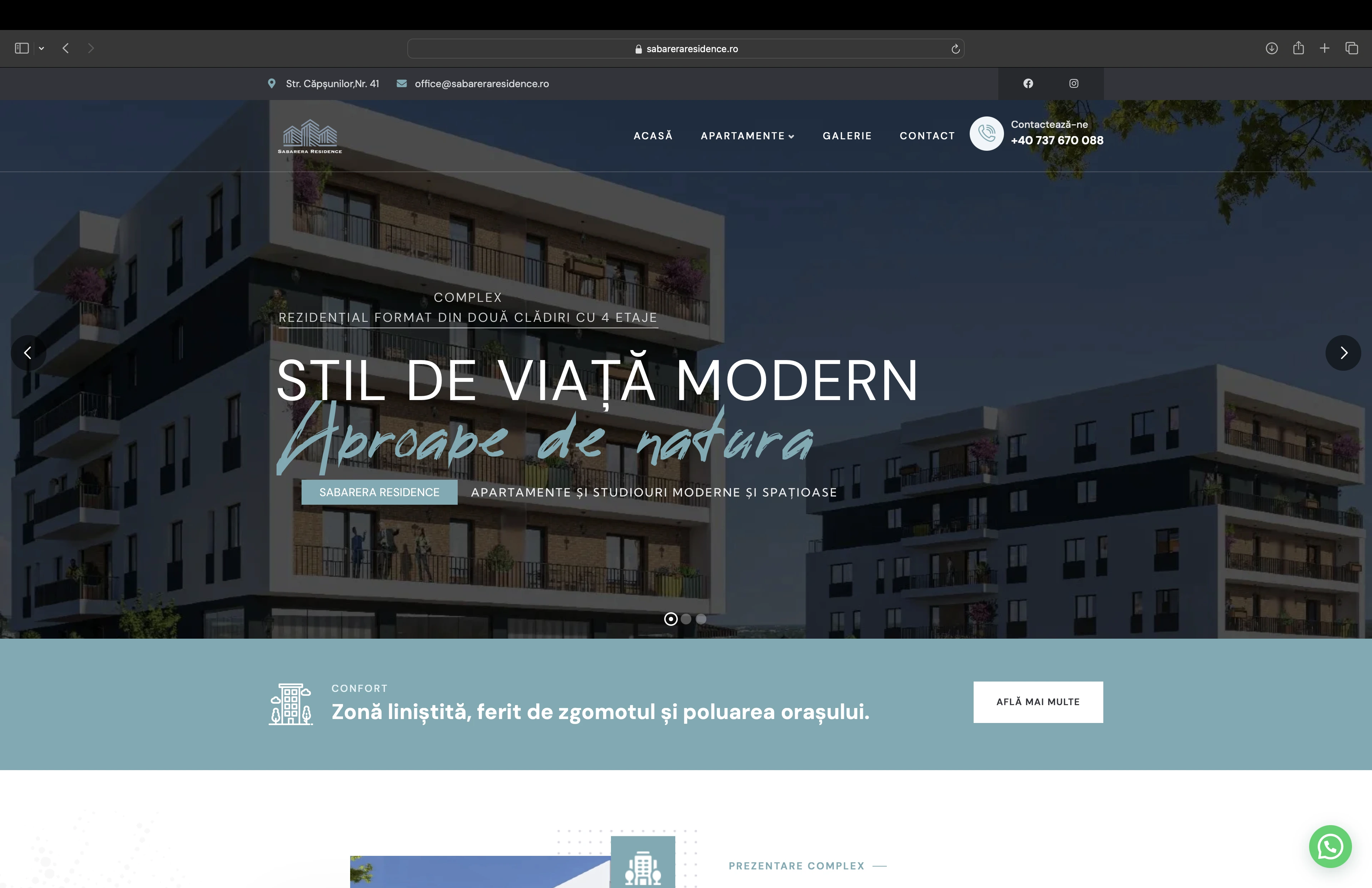 Screenshot Sabarera Residence