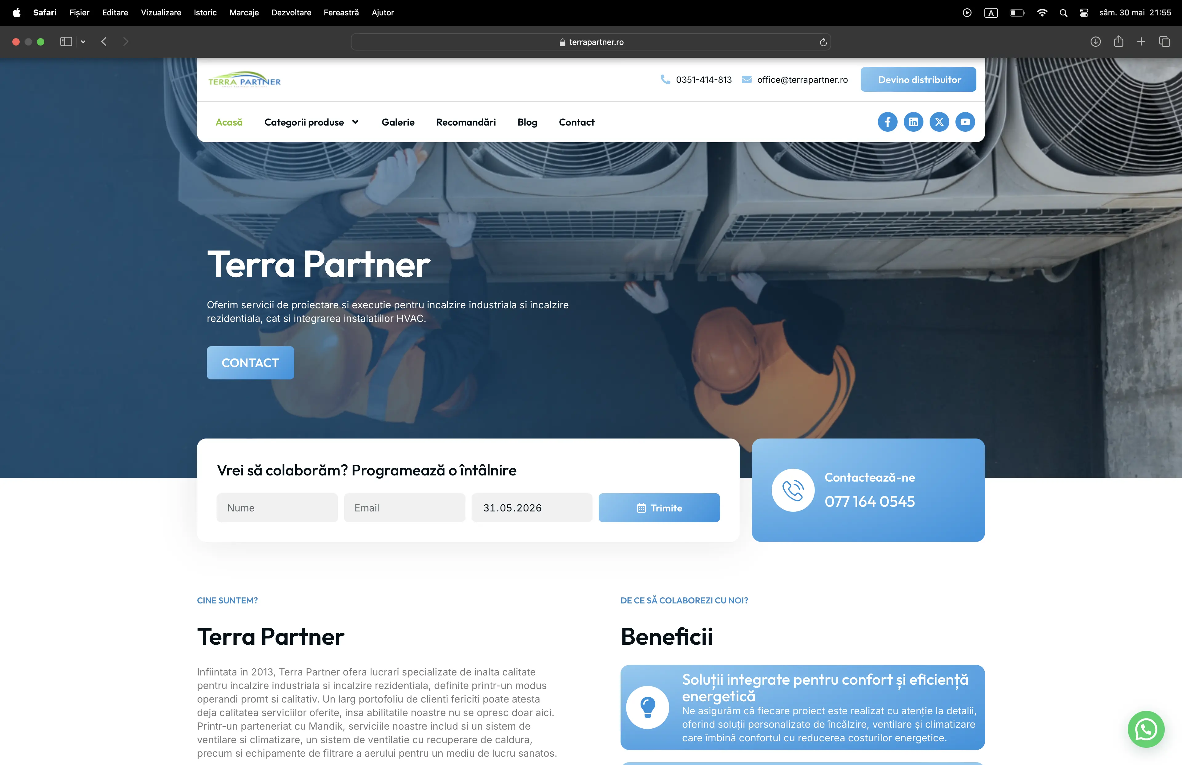 Screenshot Terra Partner